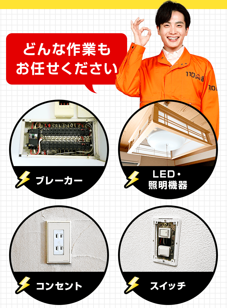 どんな作業もお任せください